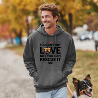 Load image into Gallery viewer, You Can&#39;t Buy Love But You Can Rescue It Hoodie – Heavy Blend Comfort Wear
