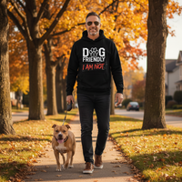 Load image into Gallery viewer, Dog Is Friendly, I&#39;m Not Hoodie – Soft Blend Casual Wear
