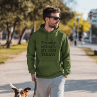 Load image into Gallery viewer, Funny Dog Lovers Hoodie – I&#39;m Only Talking to My Dog Today
