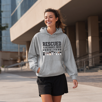 Load image into Gallery viewer, Rescued Is My Favorite Breed Heavy Blend Hoodie – Soft &amp; Comfortable
