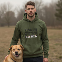 Load image into Gallery viewer, Rescued Is My Favorite Breed Heavy Blend Hoodie – Soft &amp; Comfortable
