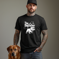 Load image into Gallery viewer, The DogFather T-Shirt – Unisex Soft Cotton Tee for Pet Lovers

